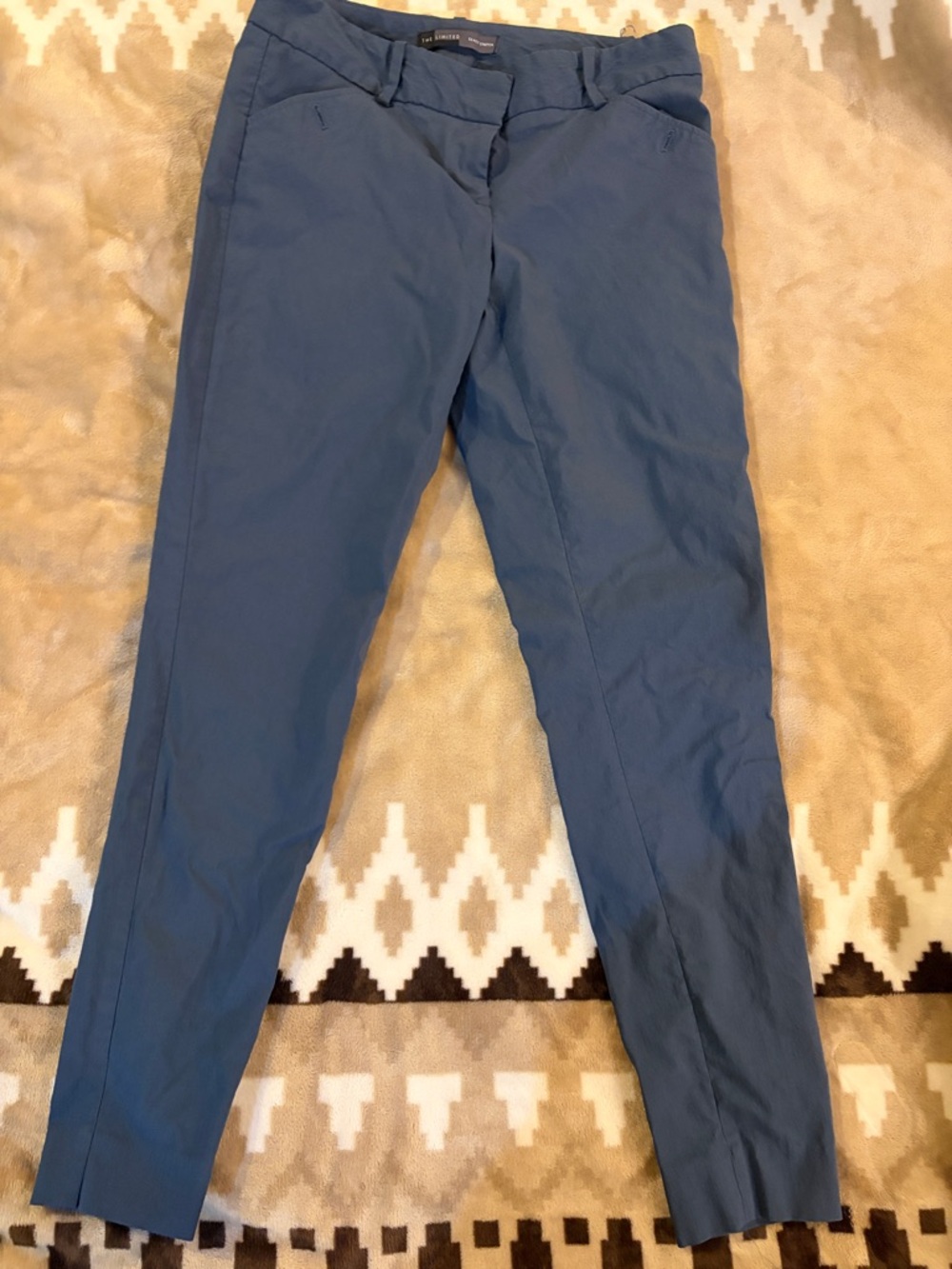 The Limited Navy Stretch Dress Pants